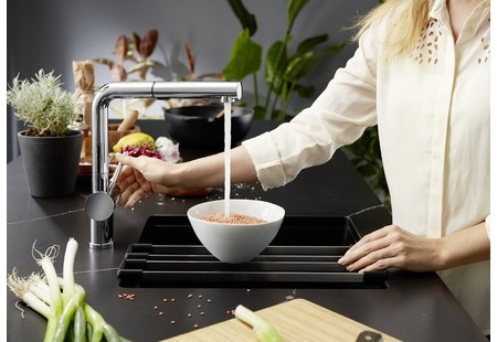 Мойка Blanco SUBLINE 400-U SILGRANIT кофе клапан-автомат InFino 523431