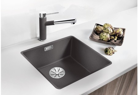 Смеситель Blanco KANO SILGRANIT серый бежевый 525032