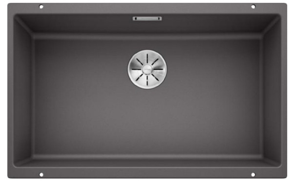 Мойка Blanco SUBLINE 700-U SILGRANIT темная скала клапан-автомат InFino 523443