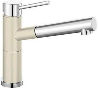 Смеситель Blanco Alta-S compact chrome/Silgranit жасмин 515328