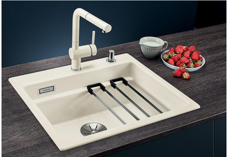 Мойка Blanco ETAGON 6 PuraPlus глянцевая магнолия клапан-автомат InFino 525157