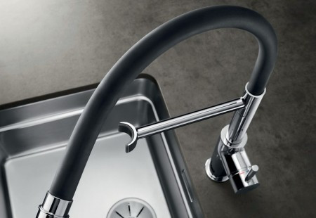 Смеситель Blanco CATRIS-S Flexo нержавеющая сталь 525792