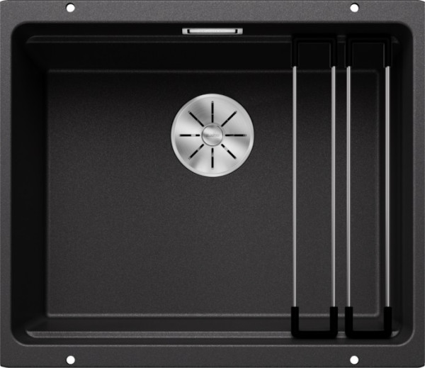 Мойка Blanco Etagon 500-U SILGRANIT PuraDur антрацит клапан-автомат InFino 522227