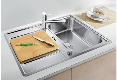 Мойка Blanco Classic PRO 45 S-IF InFino® нержавеющая сталь полированная клапан-автомат InFino 523661