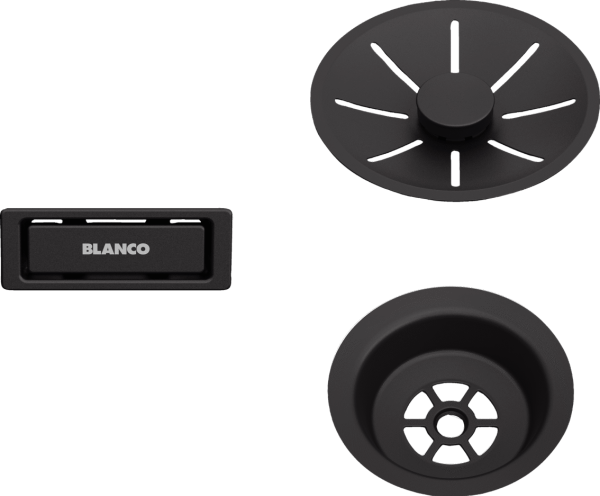 Набор декоративных элементов Blanco C-overflow и InFino® черный матовый одна чаша 239975