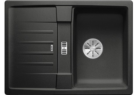 Мойка Blanco Lexa 40 S SILGRANIT PuraDur отводная арматура InFino® антрацит клапан-автомат InFino 524890