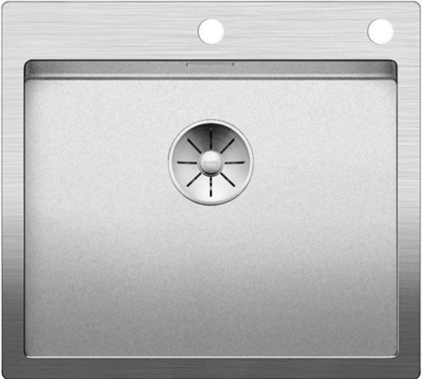 Мойка Blanco Claron 500-IF/A Durinox® отводная арматура InFino® нержавеющая сталь полированная клапан-автомат InFino 523393