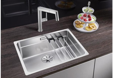 Мойка Blanco Etagon 500-IF нержавеющая сталь полированная клапан-автомат InFino 521840