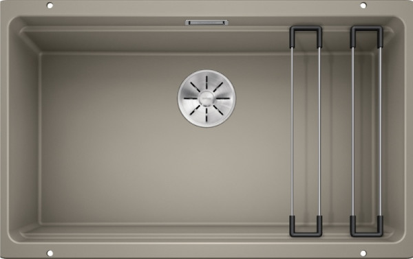 Мойка Blanco Etagon 700-U SILGRANIT® PuraDur® серый бежевый клапан-автомат InFino 525174
