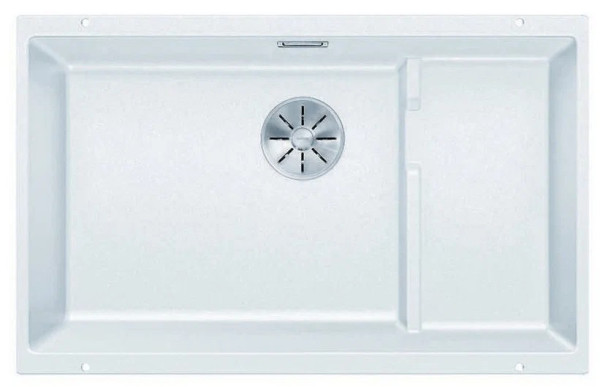 Мойка Blanco SUBLINE 700-U Level SILGRANIT белый чаша слева клапан-автомат InFino 523538
