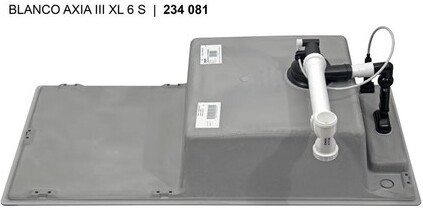 Мойка Blanco AXIA III XL 6 S-F алюметаллик клапан-автомат InFino 523522