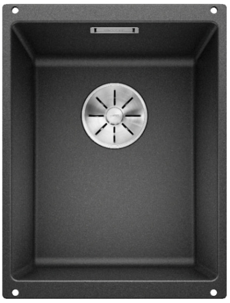 Мойка Blanco SUBLINE 320-U SILGRANIT антрацит клапан-автомат InFino 523406