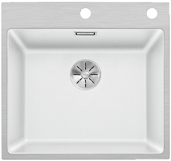Мойка Blanco SUBLINE 500-IF/A белый клапан-автомат InFino 524112