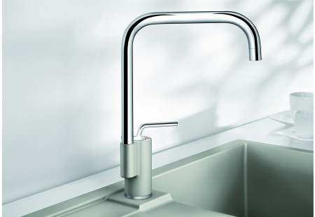 Смеситель Blanco Ajaris chrome/silgranit жасмин 520818