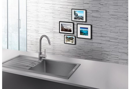 Смеситель Blanco MIDA Silgranit бежевый 526232