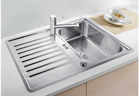 Мойка Blanco Classic PRO 45 S-IF InFino® нержавеющая сталь полированная клапан-автомат InFino 523661