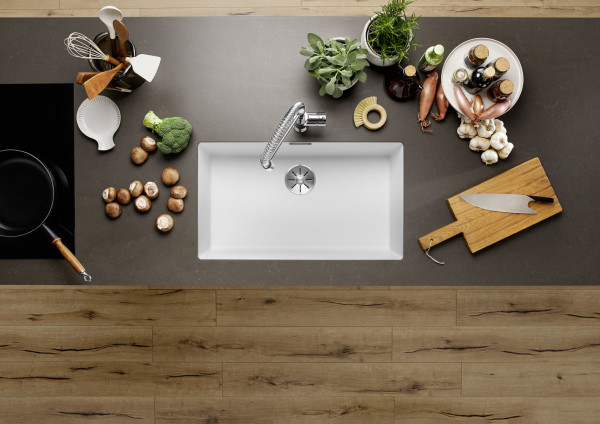 Мойка Бланко SUBLINE 700-U SILGRANIT мягкий белый клапан-автомат InFino 527173 Мойка Blanco SUBLINE 700-U SILGRANIT мягкий белый клапан-автомат InFino 527173