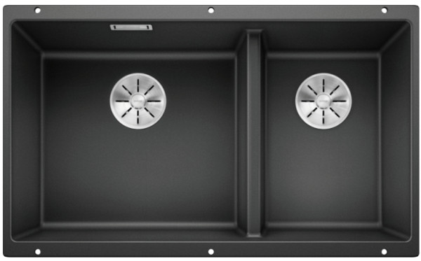 Мойка Blanco SUBLINE 430/270-U антрацит чаша слева клапан-автомат InFino 523151