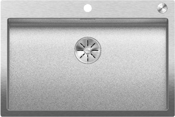 Мойка Blanco Claron 700-IF/A Durinox® отводная арматура InFino® нержавеющая сталь полированная клапан-автомат InFino 523394