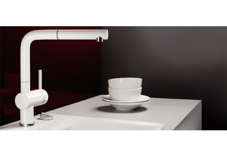 Смеситель Blanco Linus Silgranit белый 516702