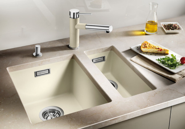 Мойка Blanco SUBLINE 160-U черный клапан-автомат InFino 525981