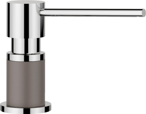 Дозатор для жидкого мыла Бланко Lato Silgranit вулкан серый 526954 Дозатор для жидкого мыла Blanco Lato Silgranit вулкан серый 526954