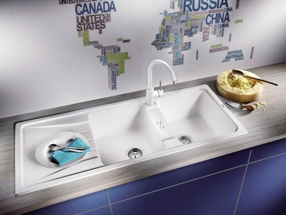 Смеситель Blanco MIDA Silgranit бежевый 526232