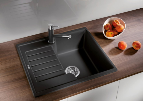 Мойка BLANCO ZIA 40 S Silgranit черный 526006