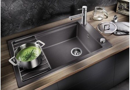 Мойка Бланко Elon XL 6S антрацит клапан-автомат InFino 524834 Мойка Blanco Elon XL 6S антрацит клапан-автомат InFino 524834