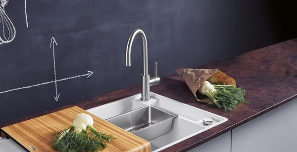 Смеситель Blanco CANDOR нержавеющая сталь полированная 523120