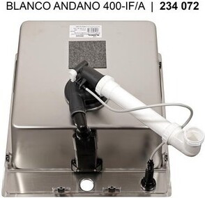 Мойка Blanco Andano 400-IF-A нержавеющая сталь полированная клапан-автомат InFino 525244