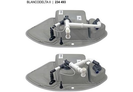 Мойка Blanco DELTA II-F кофе чаша справа клапан-автомат InFino 523675