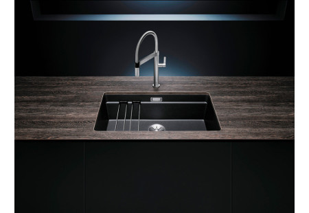 Мойка Blanco Etagon 700-U SILGRANIT® PuraDur® жемчужный клапан-автомат InFino 525170
