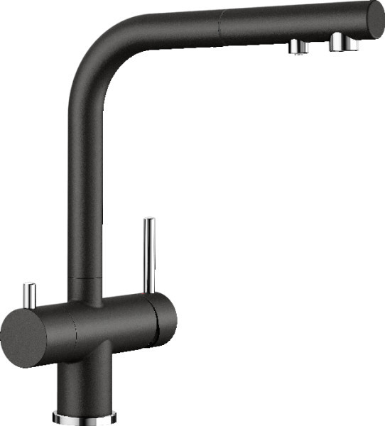 Смеситель Blanco FONTAS-S II SILGRANIT матовый черный 526672