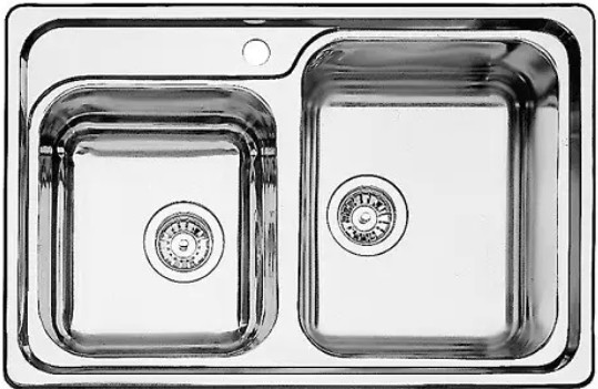 Мойка Blanco Classic 8 нержавеющая сталь нержавеющая сталь полированная 507543