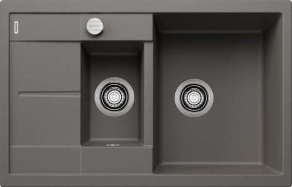 Мойка Blanco Metra 6S compact вулкан серый клапан-автомат InFino 527297