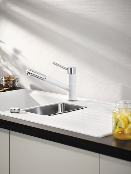 Смеситель Blanco Kano-S Silgranit черный 526174