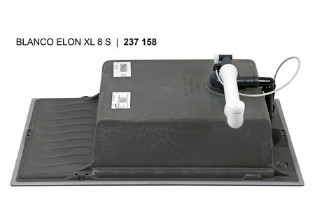 Мойка Blanco Elon XL 8 S антрацит клапан-автомат InFino 524860