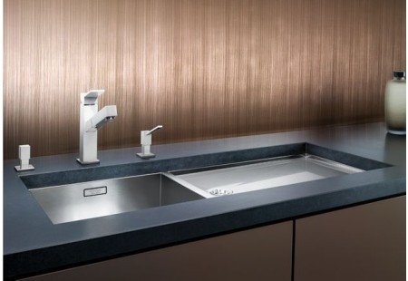 Мойка Blanco Claron 400/550-T-U чаша слева нержавеющая сталь полированная 521601