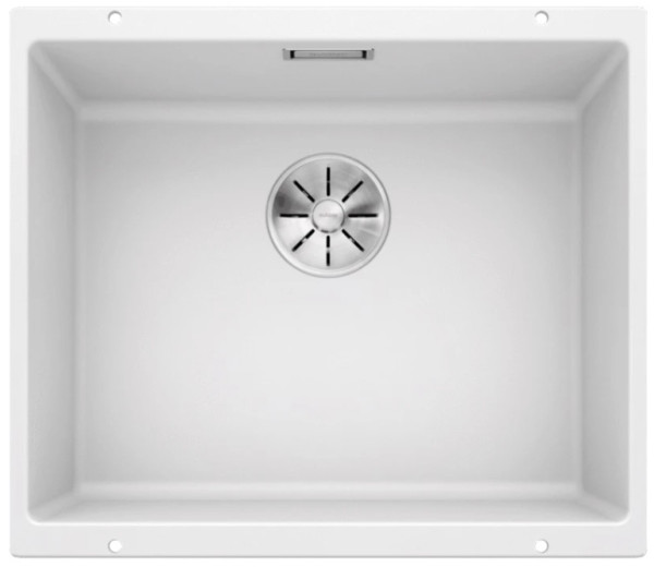 Мойка Blanco SUBLINE 500-U SILGRANIT белый клапан-автомат InFino 523436